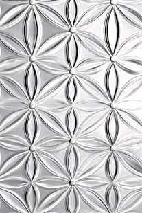 银色立体花朵纹理图案