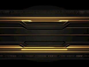 黑金科技风几何线条背景
