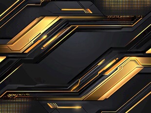 黑金科技风几何线条背景