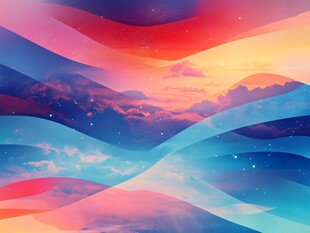 梦幻绚丽的天空云彩景观