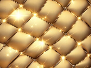 奢华金色菱格皮革纹理背景