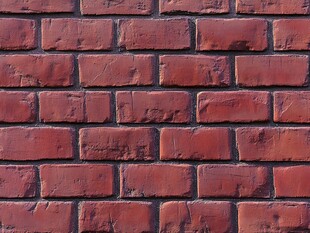 红砖墙面纹理特写