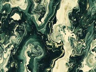 墨绿流体艺术抽象纹理图