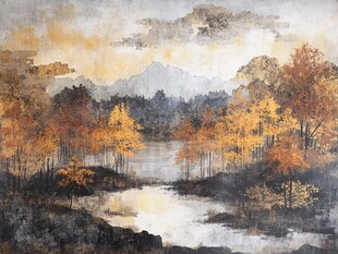 秋景山水间 诗意自然美