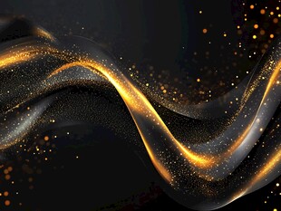 黑金流动光效背景图
