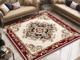欧式奢华客厅地毯装饰