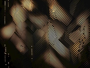 黑金条纹抽象背景图案