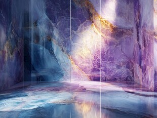 梦幻紫晶空间奇幻场景