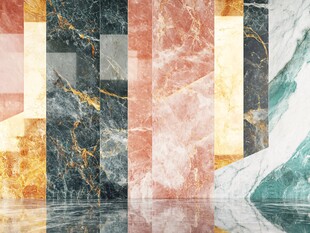 多彩大理石纹理展示