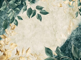 绿叶金枝背景图