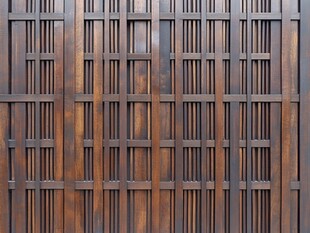 木质格栅纹理装饰背景