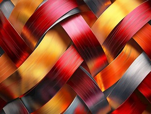 绚丽交织金属纹理图案