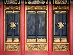 中式古典雕花门窗