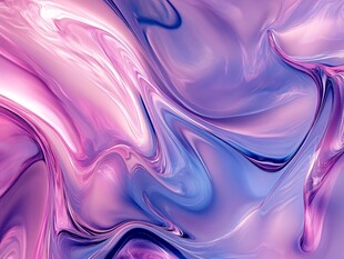 梦幻流体色彩抽象背景图
