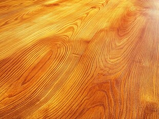 金黄木纹地板特写