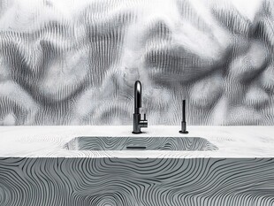 现代简约风厨房水槽设计