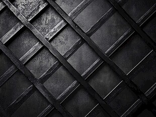 黑色金属格栅纹理背景