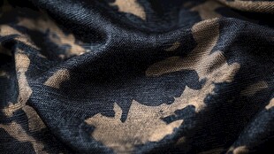 迷彩布料纹理特写