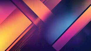 炫彩几何线条抽象背景图