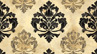 欧式古典花纹壁纸图案