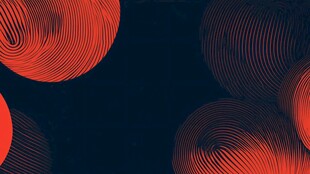 红色波纹抽象背景图案