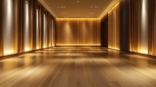 豪华现代风格的宽敞室内空间