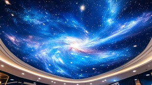 梦幻星空天花板设计展示