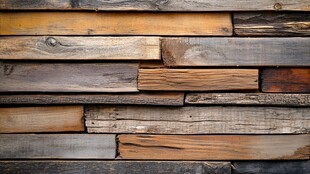 复古木板墙纹理特写