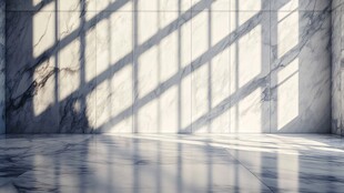 大理石室内光影空间场景