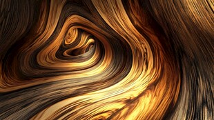 流动金棕色抽象纹理图案