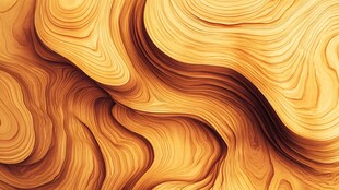 动感橙黄纹理抽象艺术图案