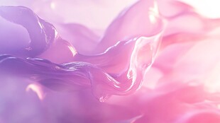 梦幻飘动的紫粉色流体纹理