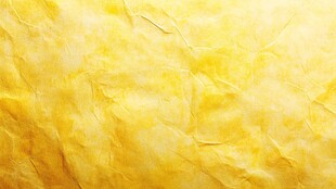 金黄褶皱纸张纹理背景