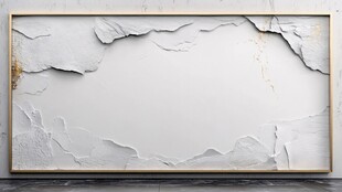 现代简约风裂纹装饰画