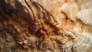 纹理独特的岩石表面