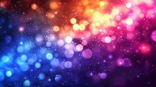 梦幻炫彩光斑背景图