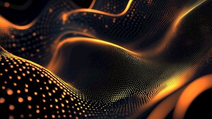 科技感流动粒子抽象背景