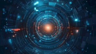 科技感十足的未来数字界面