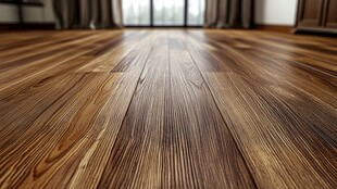 室内木质地板特写