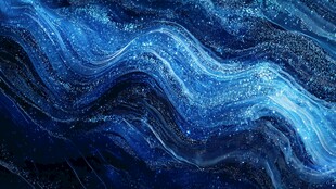 梦幻蓝色流动纹理背景