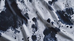 泼墨风格布料纹理特写