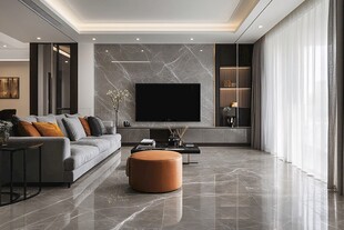 现代简约风客厅室内设计