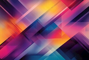 炫彩几何抽象背景图案