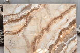 米棕纹理大理石板材