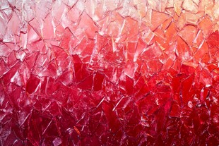 绚丽红色碎冰纹理背景
