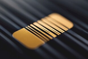 信用卡芯片特写