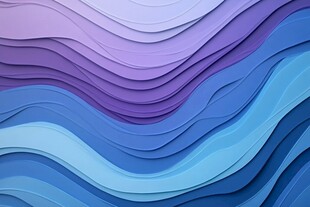 梦幻渐变波浪纹理背景图