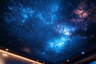 梦幻星空天花板设计