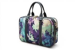 多彩扎染风手提旅行包