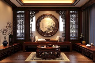中式典雅客厅 尽显古韵之美